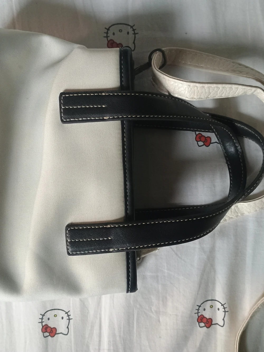 Nine West Classic Two-Tone Black and White Mini Purse Bag(Free With Bundles)